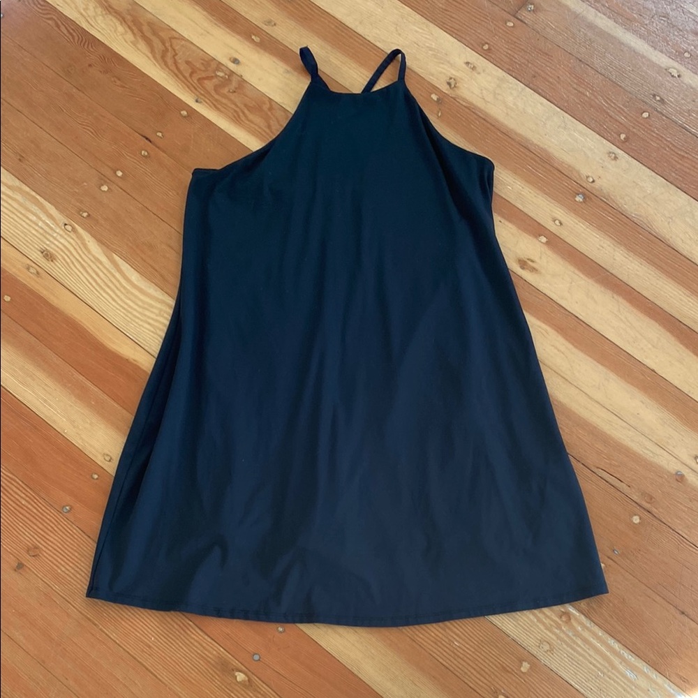 Madewell Black Halter Dress
